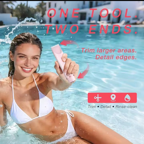 Dual-Head Shaver – Rasoir & Tondeuse Électrique Sans Fil pour Femme